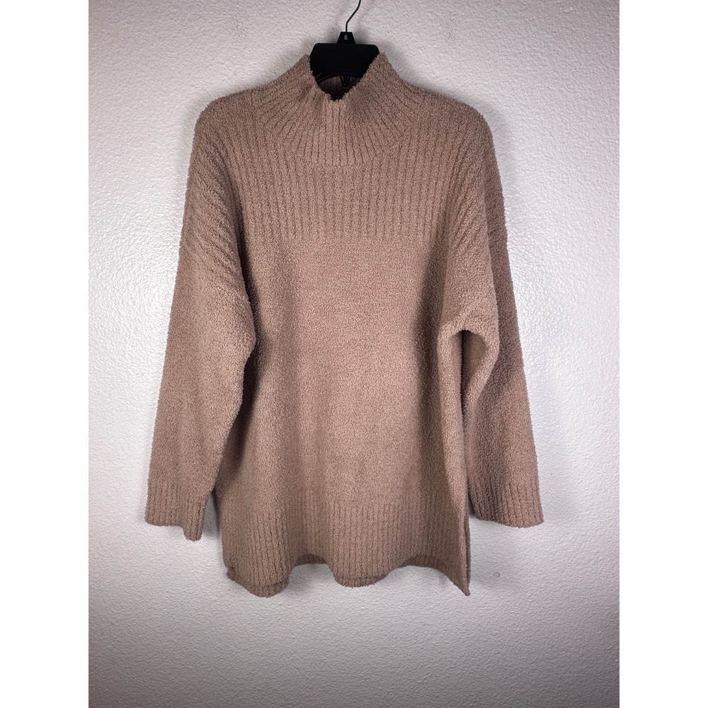 Barefoot Dreams CozyChic High Low Pullover Sweater Willow Womens L